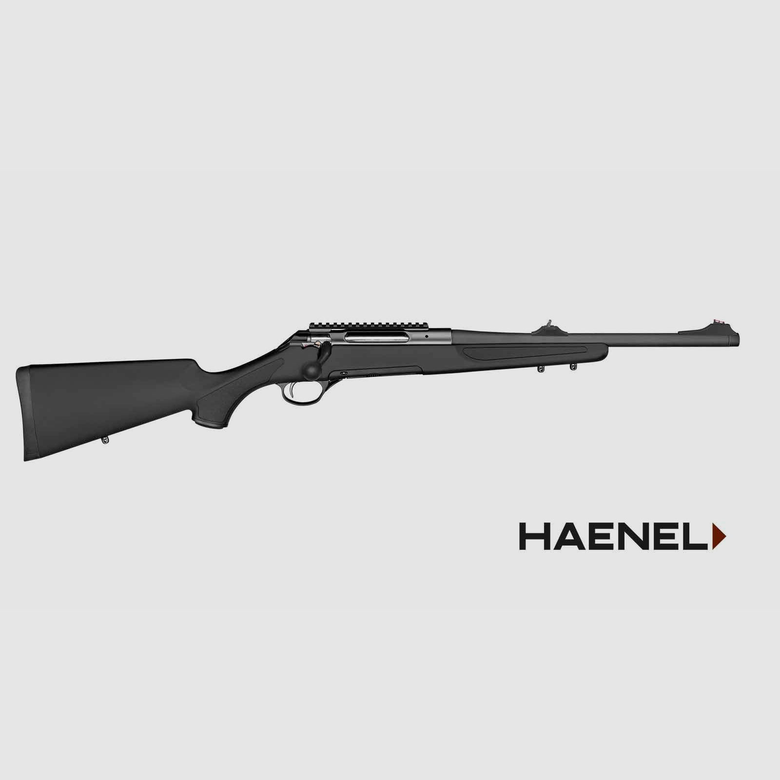 Haenel Jäger 10 Compact Soft Touch Black .308 Win. Repeating Rifle