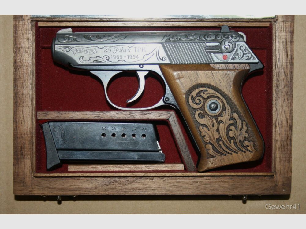 large Walther anniversary set P38, P5, PP, PPK, TPH
