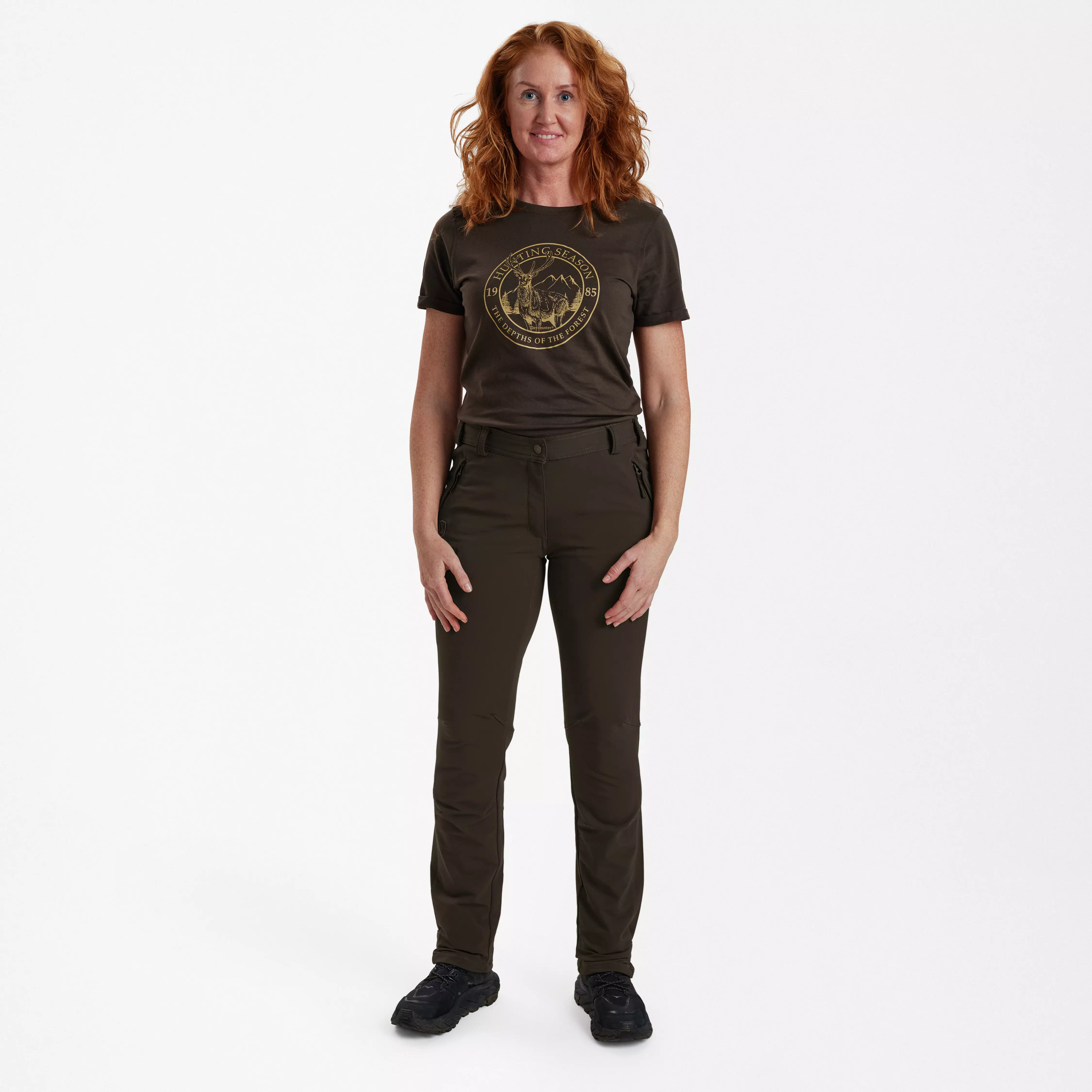 Pantaloni Lady Ann Full Stretch - Fallen Leaf, immagine 3 di 5