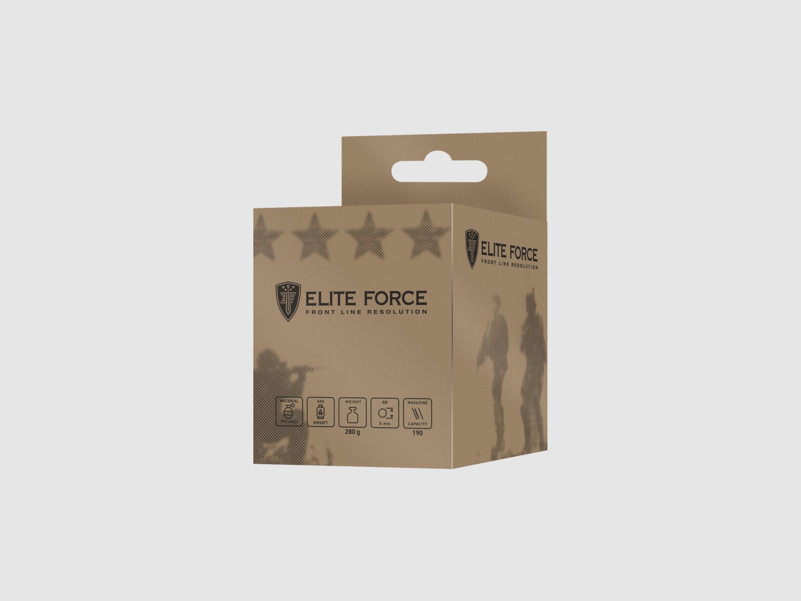 Granada Airsoft Hailstorm 6mm BB con disparador de impacto - 190 disparos que brillan en la oscuridad | Elite Force