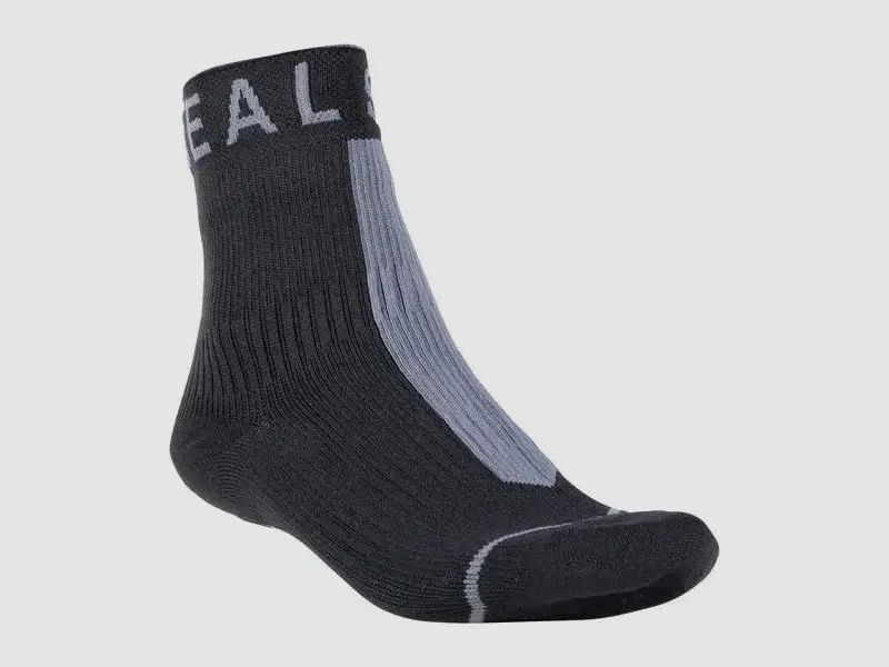 SealSkinz Sealskinz Calze All Weather con Hydrostop Dunton nero grigio - S