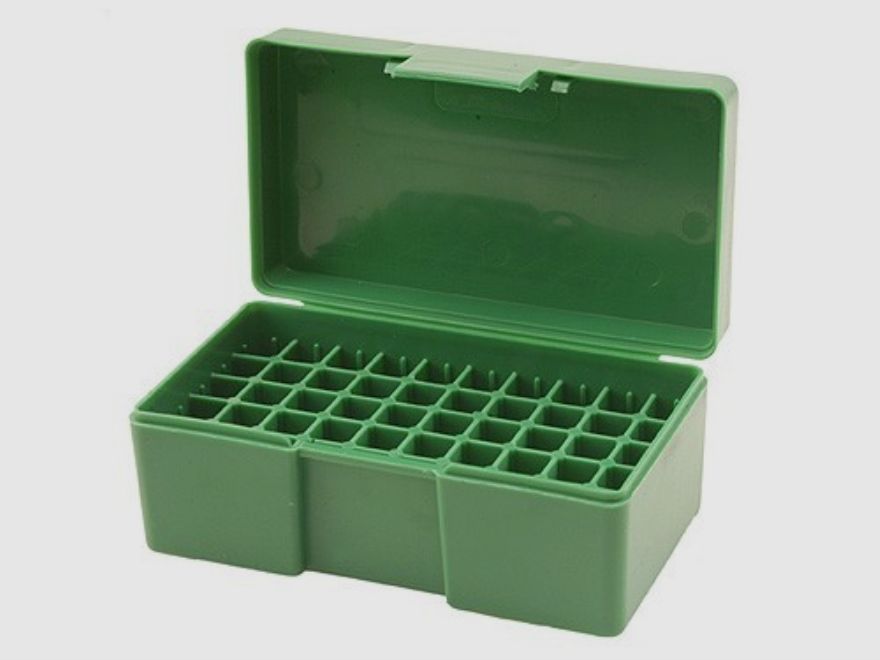RCBS Munitiedoos / 50-rond munitiedoos met flipdeksel medium pistool