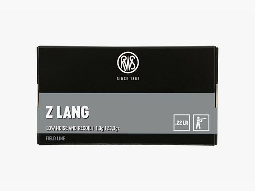 RWS .22 lr LONG 29grs / 1,9g