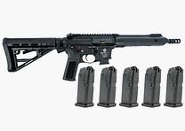 SCHMEISSER AR15-9 Sport S 10,5" 9mm + 5 x 10 colpi rivista