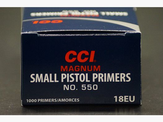 CCI Primers Small Pistol Magnum 550