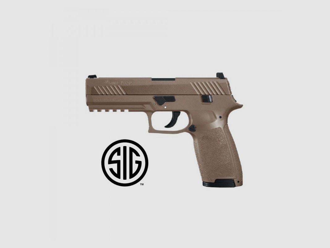 Sig Sauer P320 Coyote CO2 Sand Color - 4.5 mm Pellets / Steel BBs - Blowback, image 2 of 4