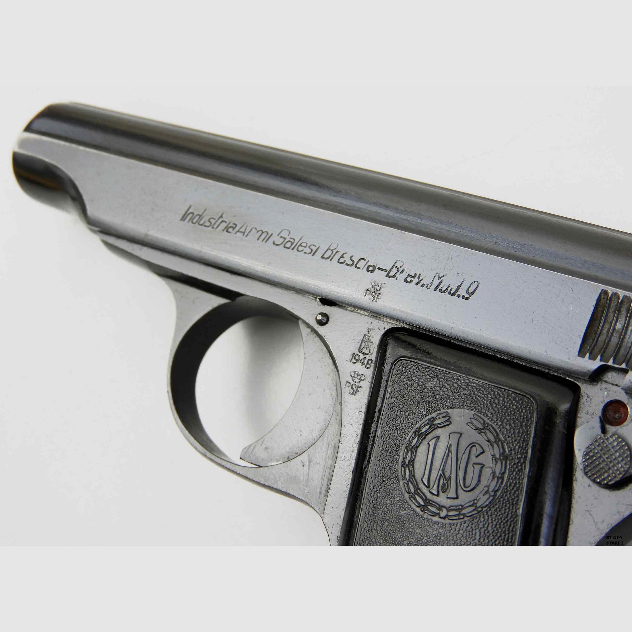 Pistola Industria Armi Galesi Brevetto mod. 9 cal. 7,65, immagine 6 di 6
