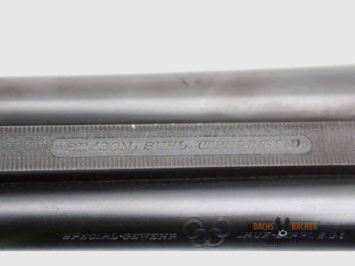 DF Simson Suhl Cal. 16/70 con doble gatillo