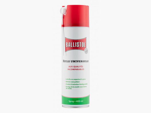 Aérosol huile universelle 400 ml. - Ballistol