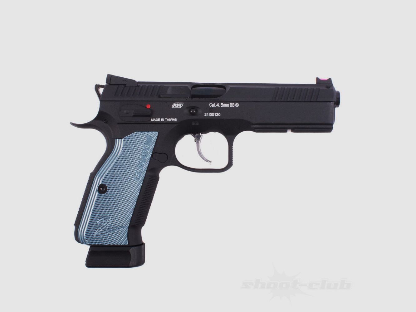 CZ Shadow 2 Co2 Pistolet GBB 4,5mm BB czarny niebieski
