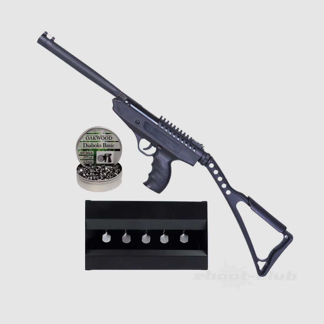 BO Manufacture Langley Pro Sniper de Resorte 4,5mm Diabolo con Culata