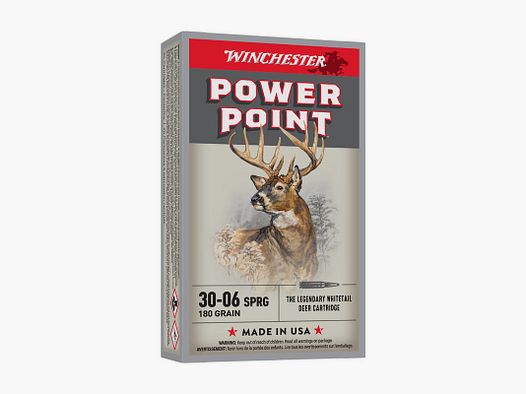 Munición Winchester Power Point cal.30-06 SPRG 180gr