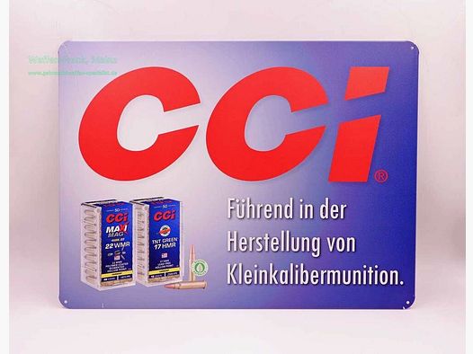 CCI munitie reclamebord voor decoratie en verzameling