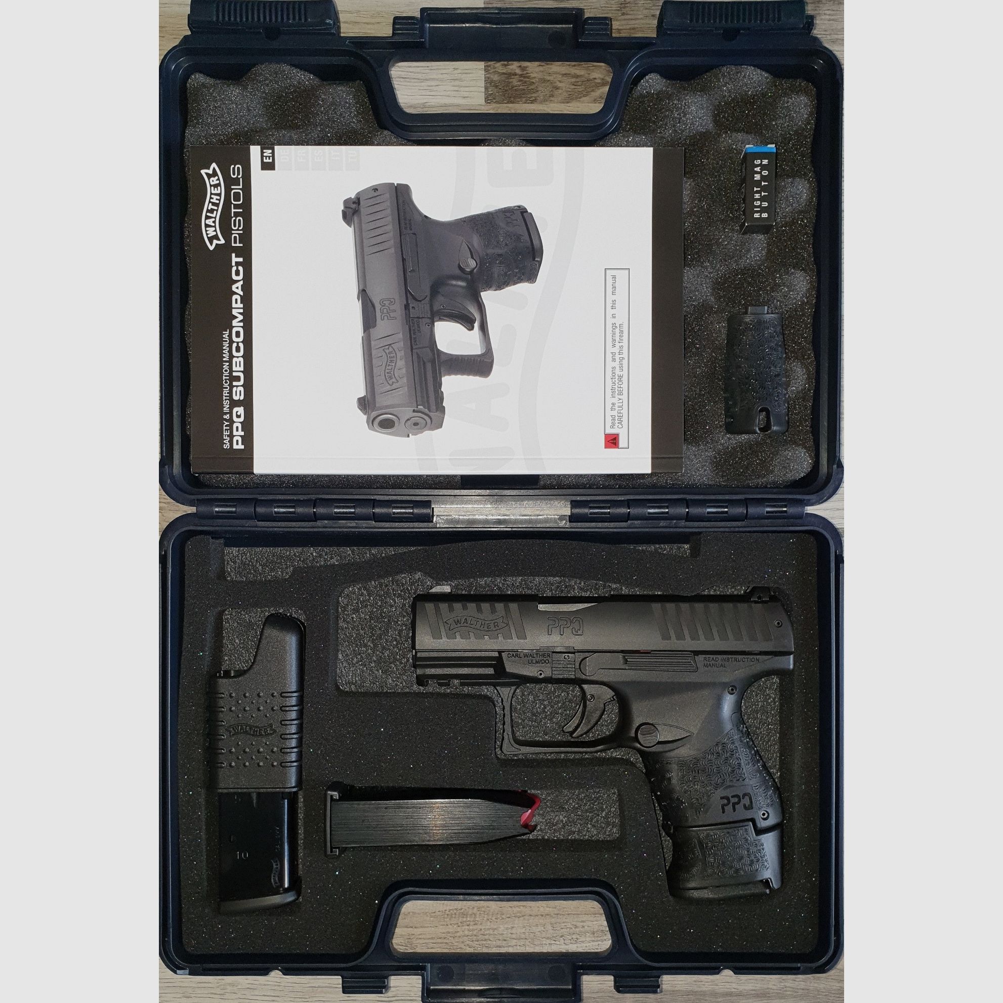 Neuware vom Fachhandel - Walther PPQ M2 Sub Compact 9mm Luger / Para mit Koffer und 3 Magazinen