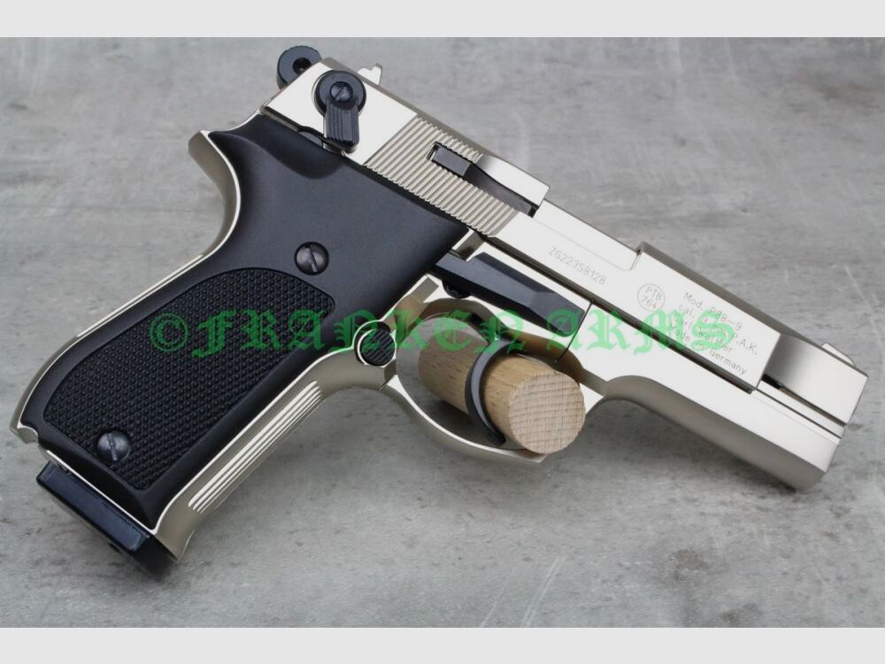 Walther P88 Compact 9mm P.A. vernickelt