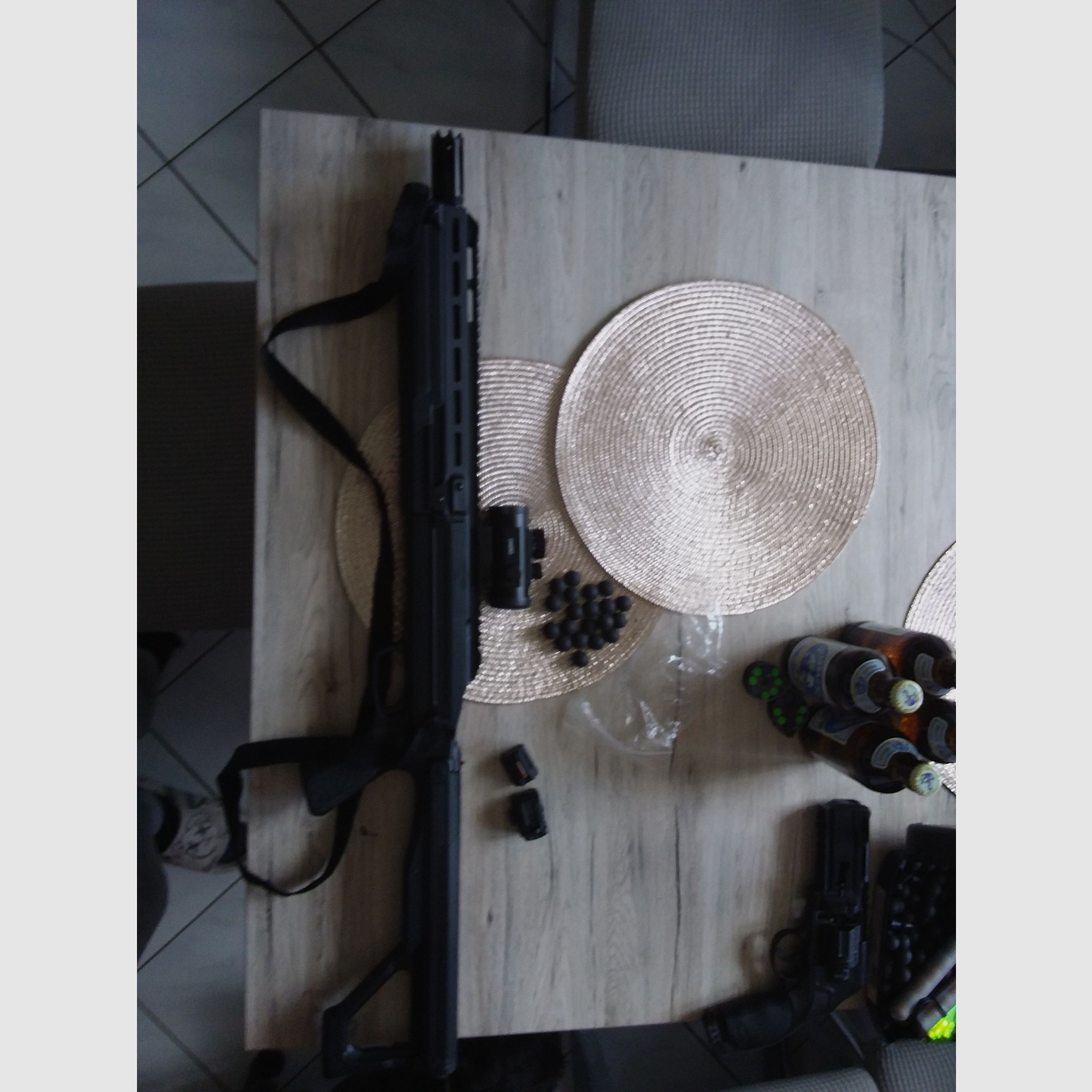 Umarex HDX 68 plus Red Dot Kaliber 68 mm 50 Rubberboals 10 CO2 Kapseln 