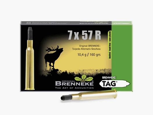 7x57R TAG 10,4g/160grs. Brenneke