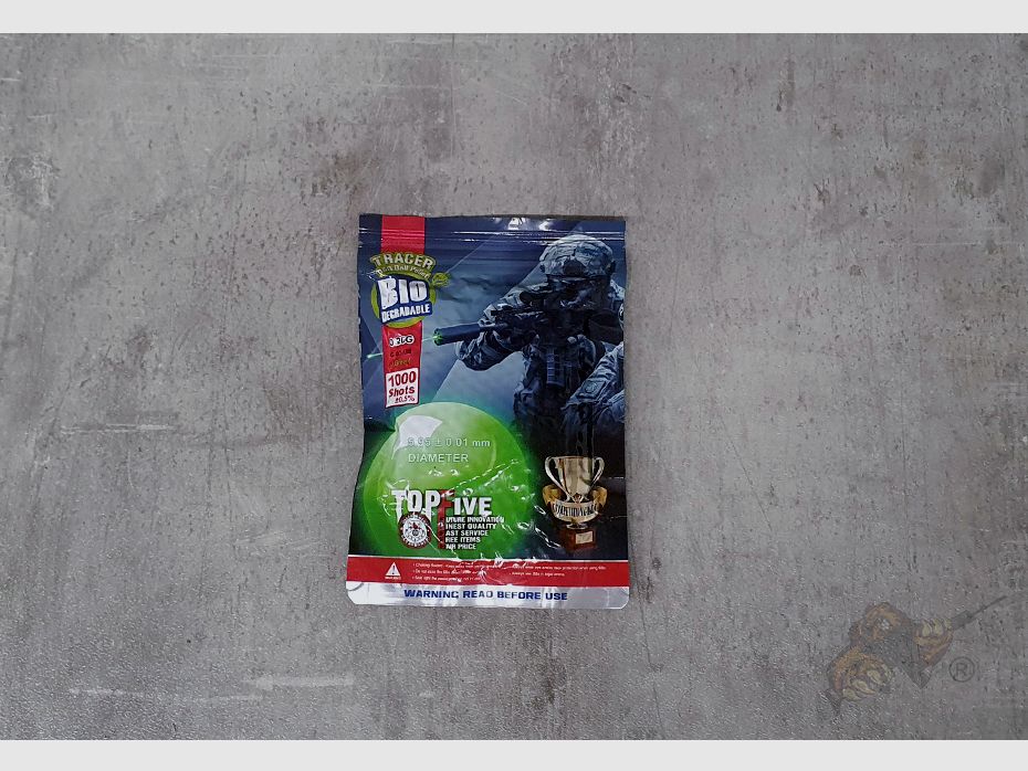 G&G Bio Tracer Airsoft BB 1000rds 0.20g (1.000 Stück) - Leuchtspur Grün