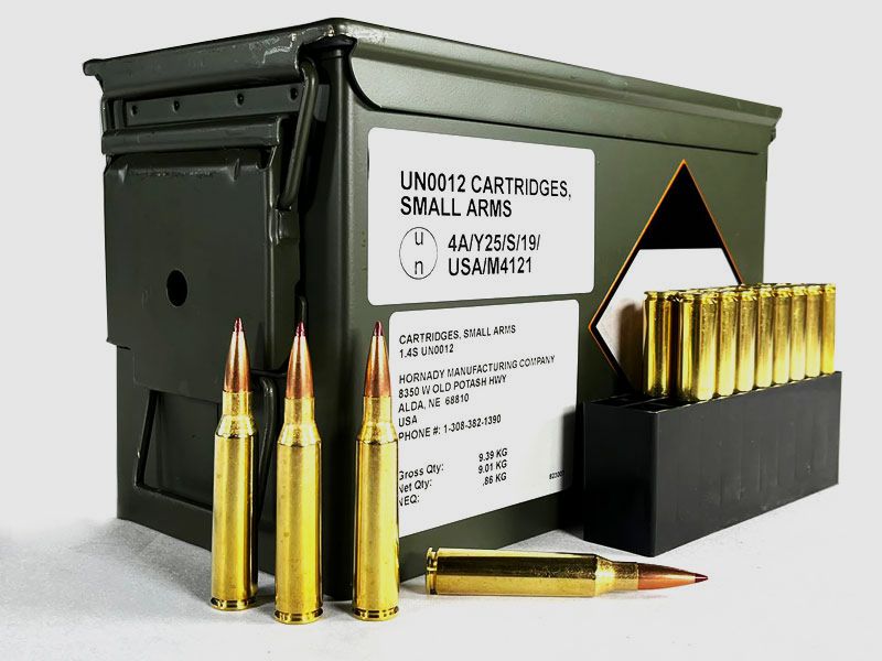 Hornady-Munitionsbox .338 Lapua Magnum ELD Match 285 grs 1 Munitions-Box (140 Schuss á 4,92 €*)