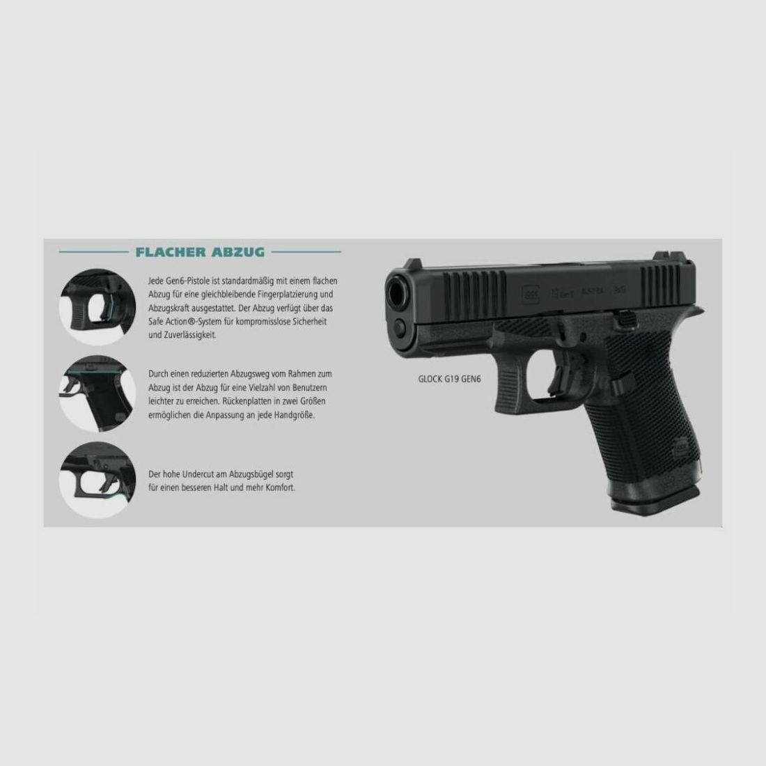 Glock G19 GEN6 9mmLuger, image 3 of 6