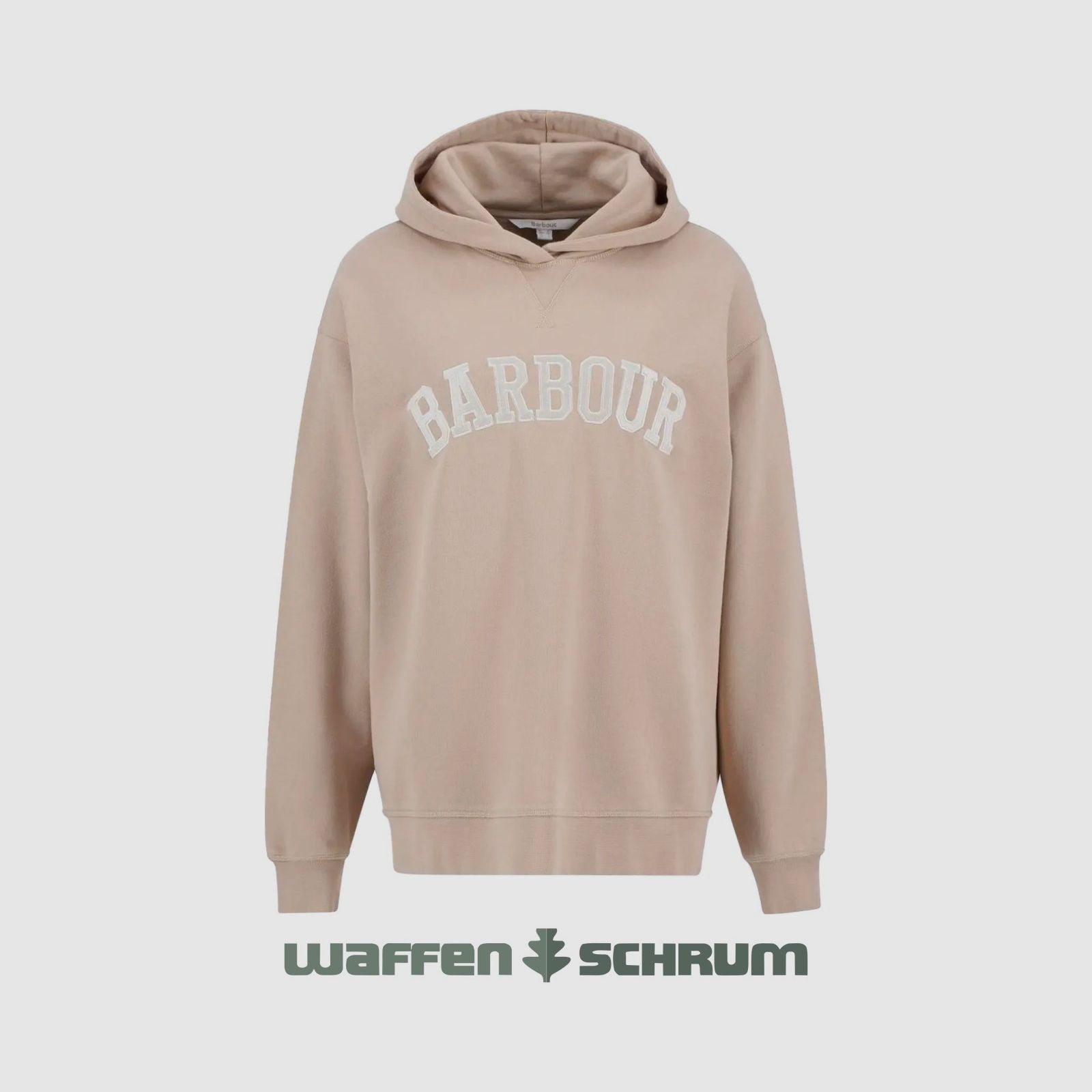 Barbour Hoodie Northumberland Pale Camel