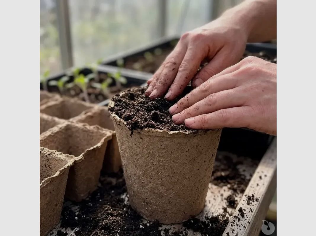 10 biologisch abbaubare Töpfe für die Aussaat Progarden, Bild 1 von 11