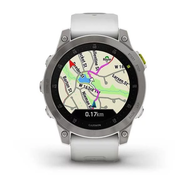 GARMIN Smartwatch EPIX 2 Sapphire White Titanium, imagen 15 de 22