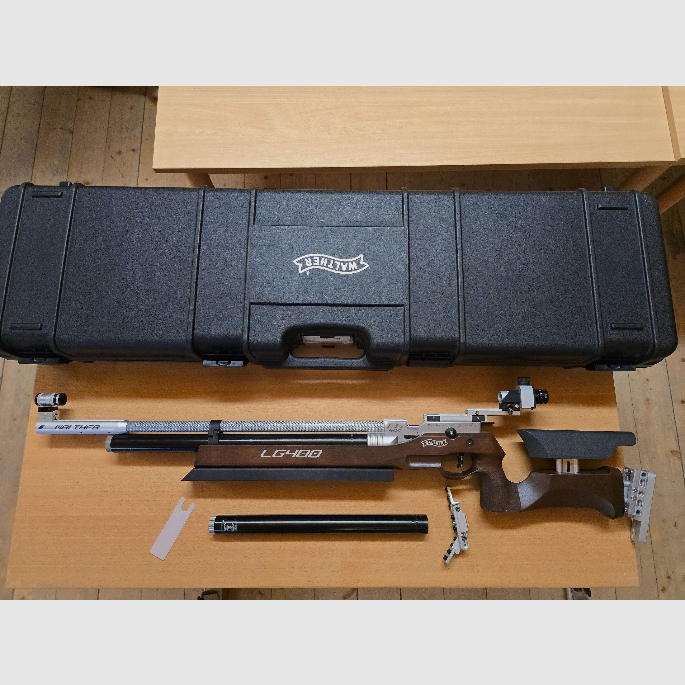 Walther LG400 Holz Auflage, Bild 1 von 6