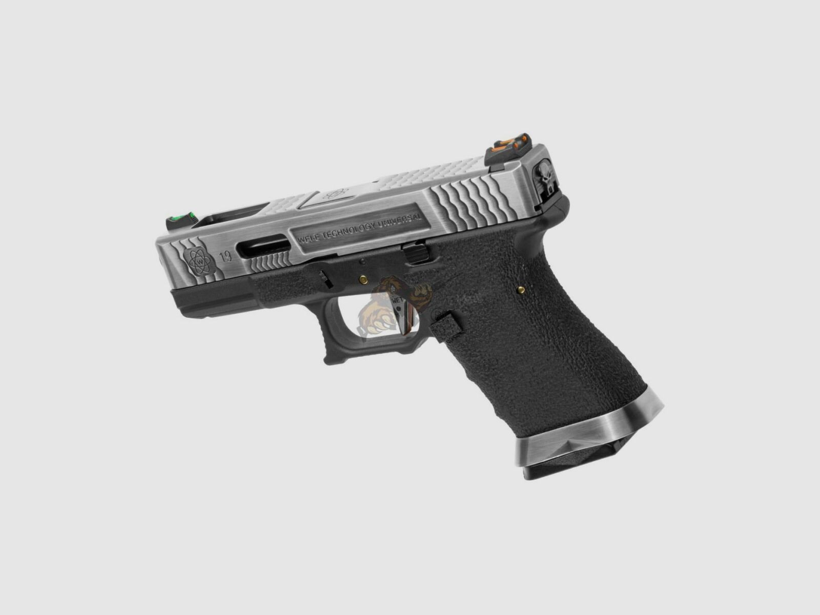 WE Custom 19 Versione Metallica Dual Tone Nera GBB -F-