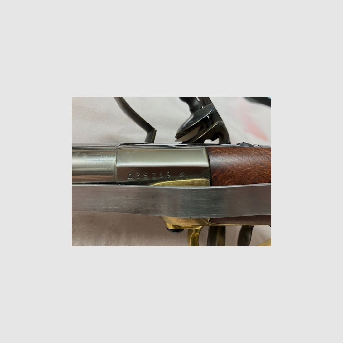 Charleville M 1777 flintlock pistol in caliber .69, unused condition