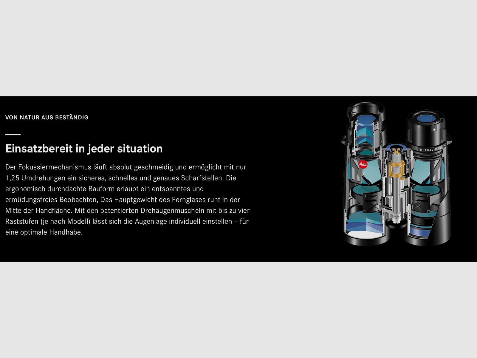 Leica 50381010 Ultravid 8x42 HD-Plus mit Tasche und Riemen für Vogelbeobachtungen 40093