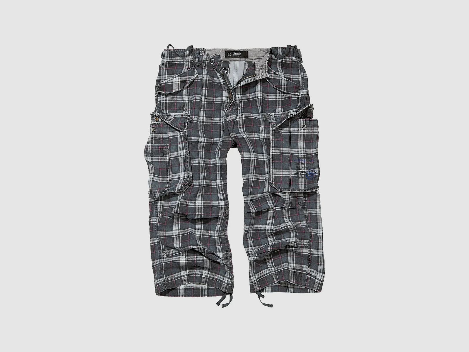 Brandit Brandit 3/4 Shorts Industry Vintage darkgrey purple
