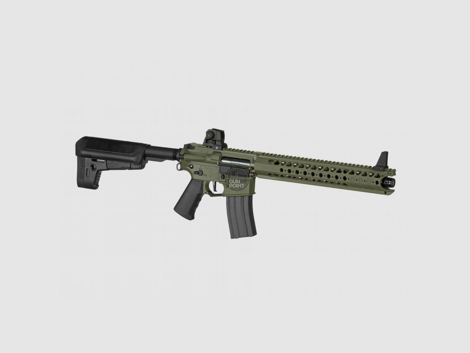 Softair - Gewehr - KRYTAC - War Sport LVOA-S S-AEG - ab 18, ber 0,5 Joule - Foliage Green