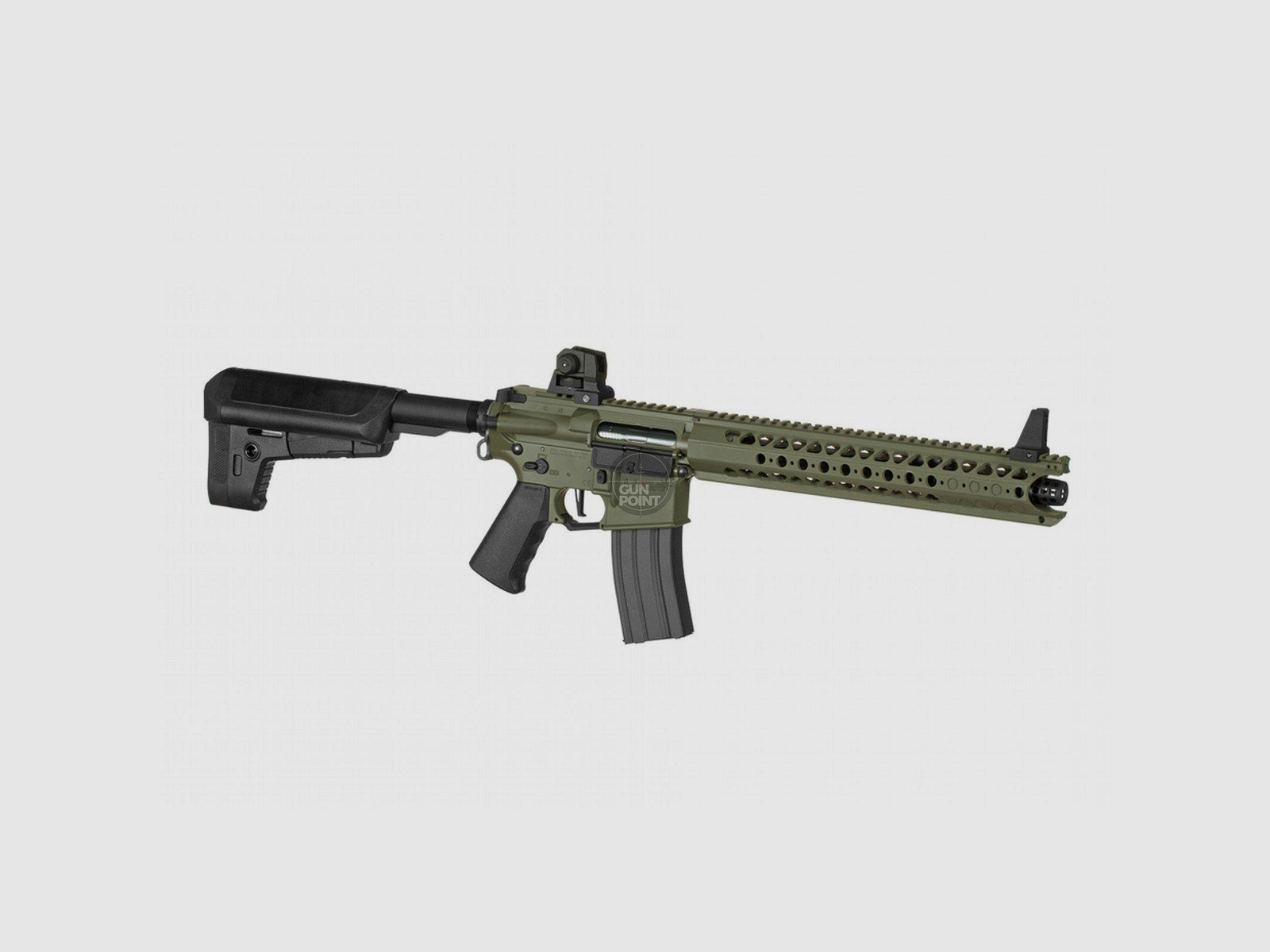 Softair - Gewehr - KRYTAC - War Sport LVOA-S S-AEG - ab 18, ber 0,5 Joule - Foliage Green