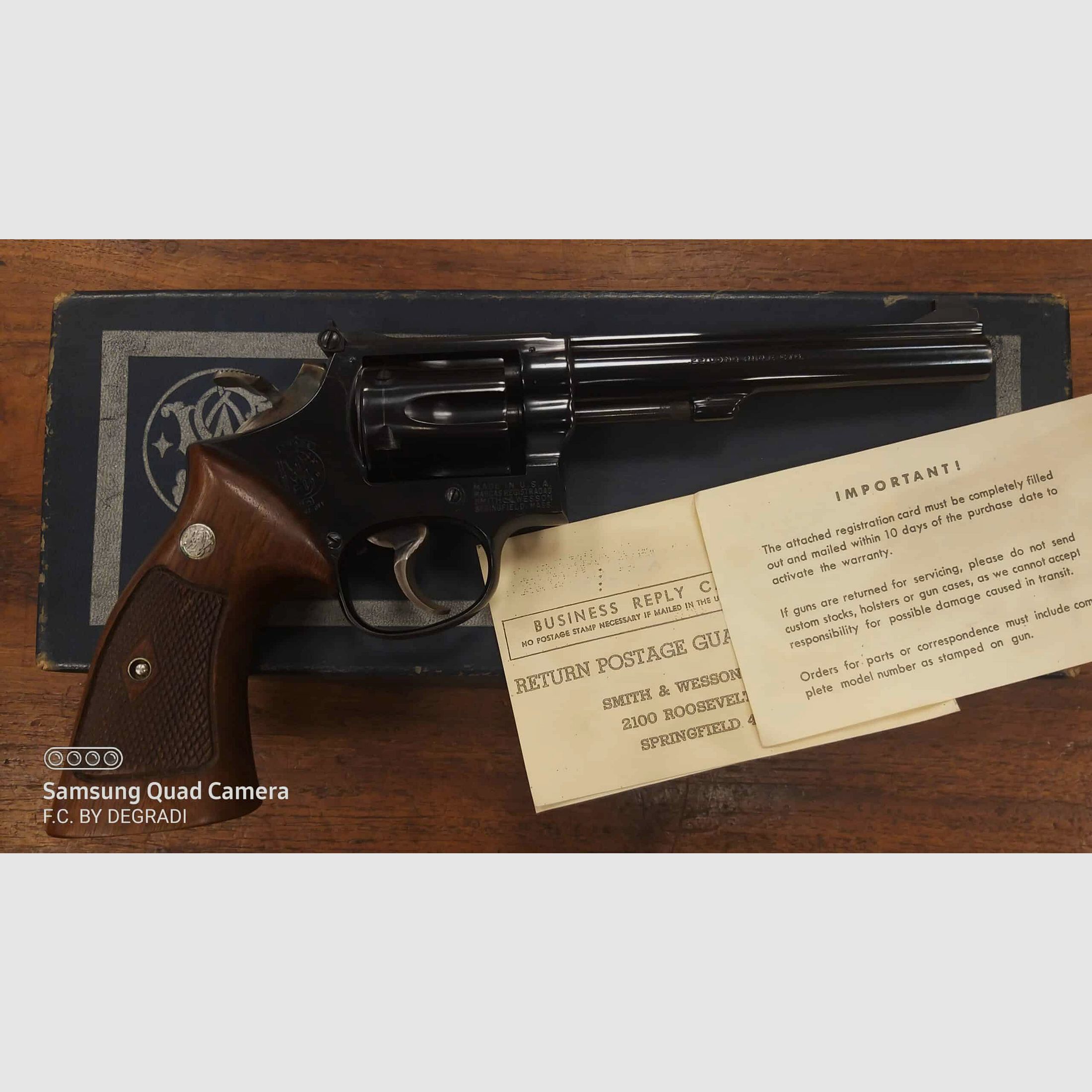 SMITH & WESSON MODEL 17-2 22 LR, image 2 sur 3