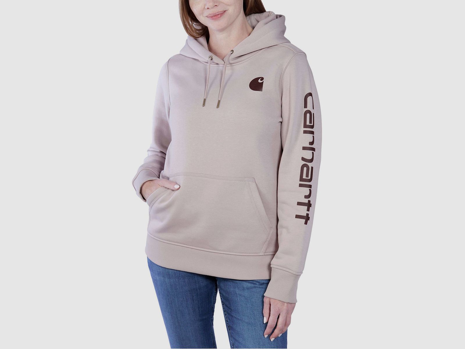 Carhartt Clarksburg Hoodie Womens Mink S