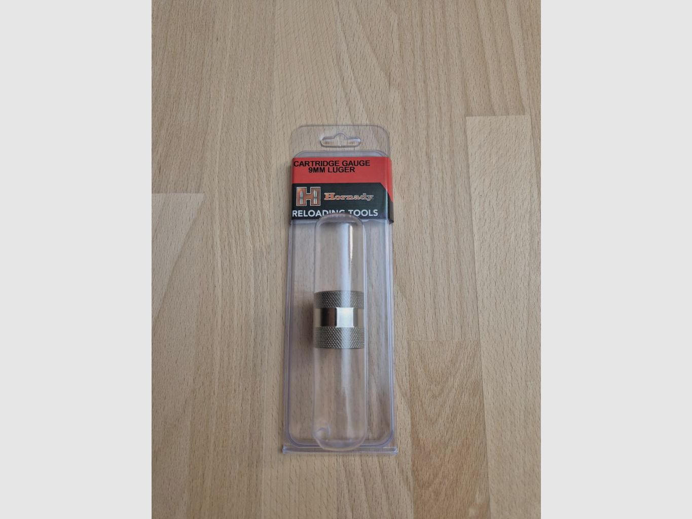Patronenlehre Hornady Cartridge Gauge 9mm Luger (.355), #380701, NEU