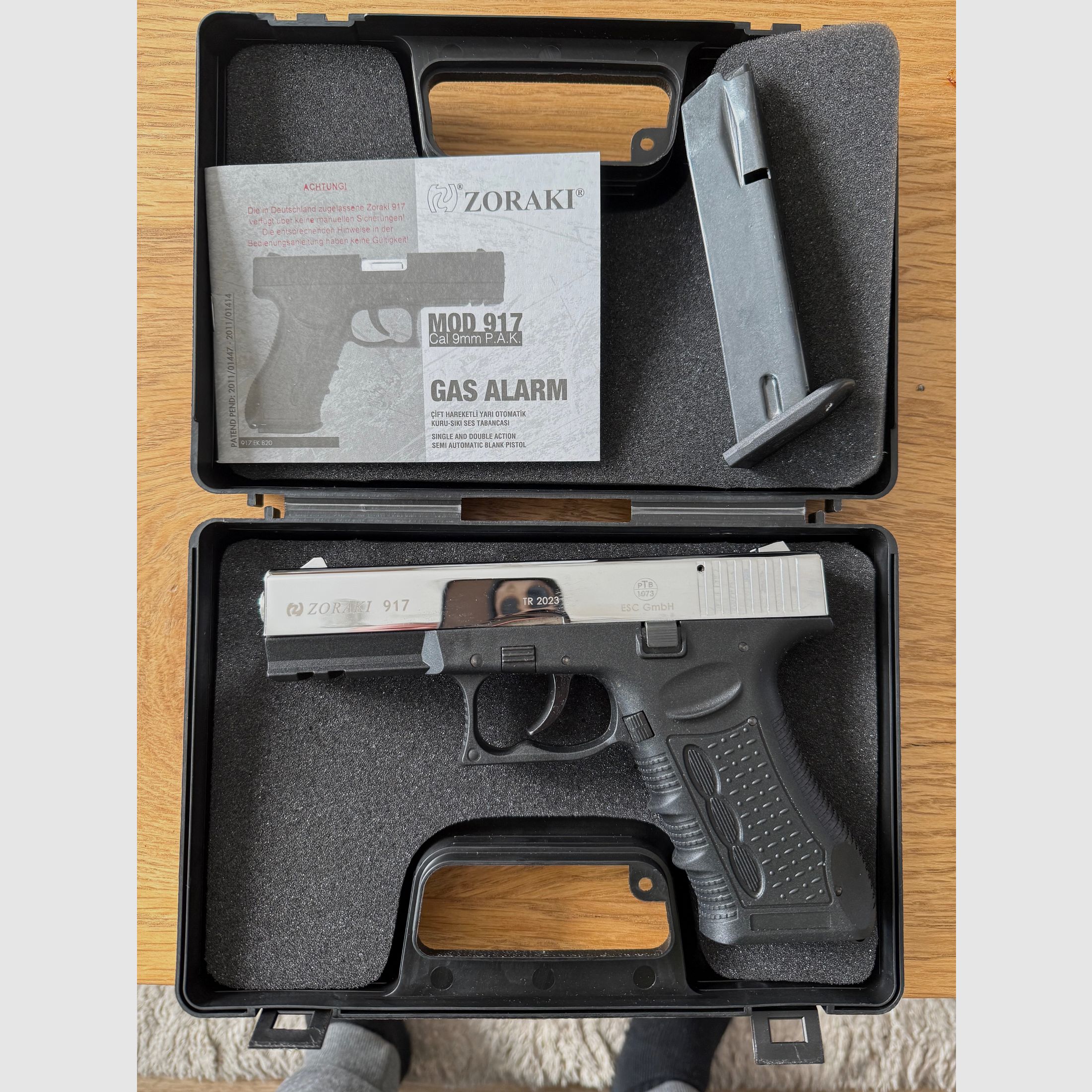 Zoraki 917 Crom/ negro 9mm P.A.K