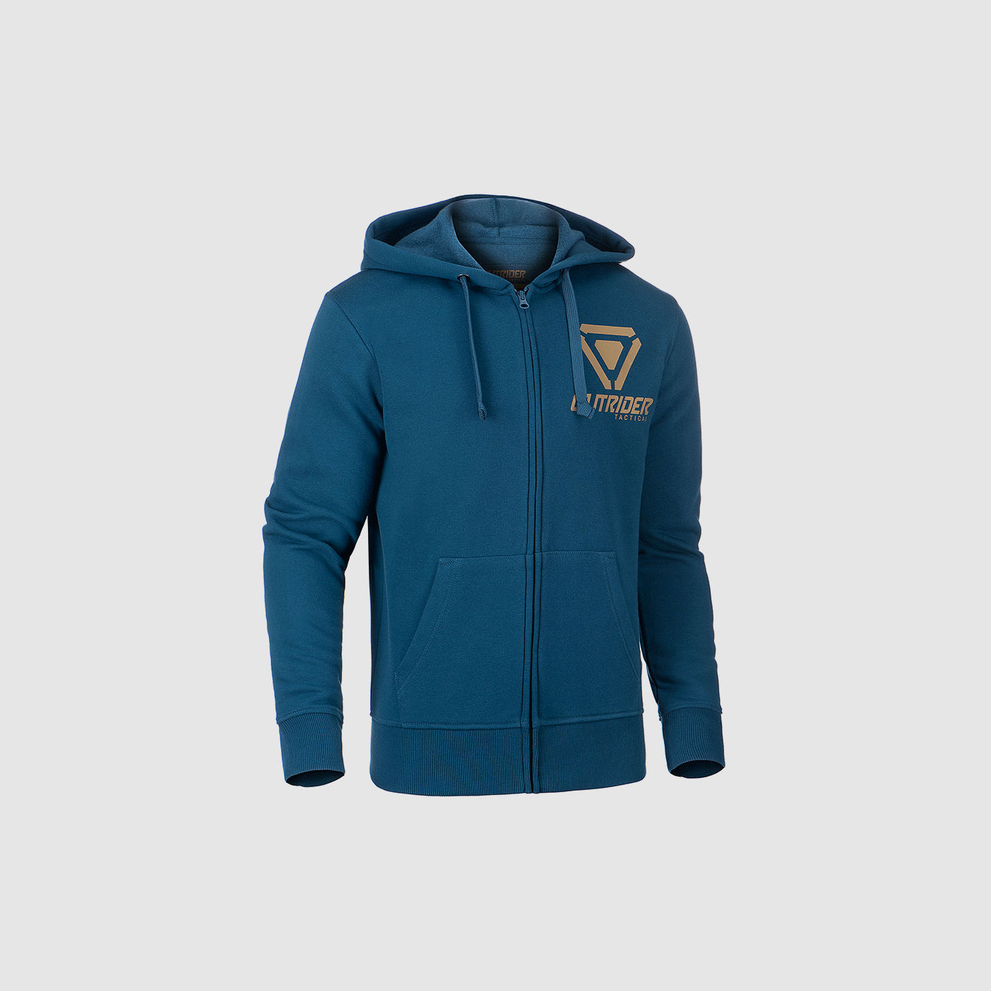 OUTRIDER TACTICAL LOGO ZIP HOODIE BLAU