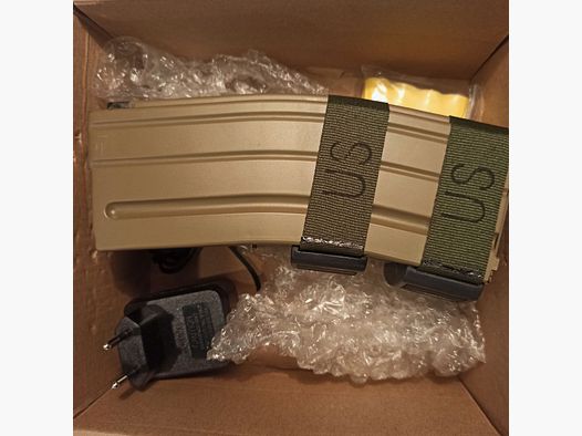 ROYAL (S-AEG) AR/M4 elektrisches soundcontrol Doppelmagazin, ca 900 Schuss, Stanag (A.N.-Limited)
