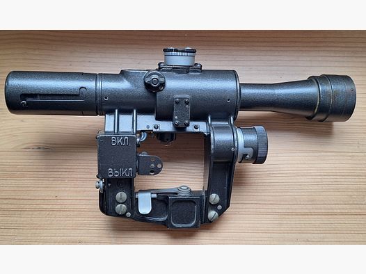 Oryginalny PSO-1 z IR od Техприбор (Techpribor) w Leningrad 4x24 do SVD Dragunov SWD Dragunow, nie do AK 47 ani 74