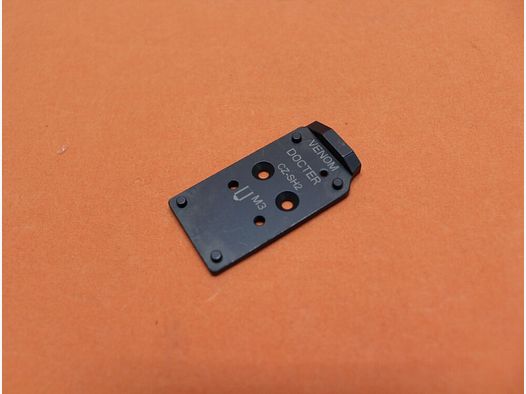 CZUB CZ 75 Shadow 2 Listo para Ópticas/ OR: Placa de montaje (1091-1420-04) para Docter/ MeoSight II/ Vortex Venom