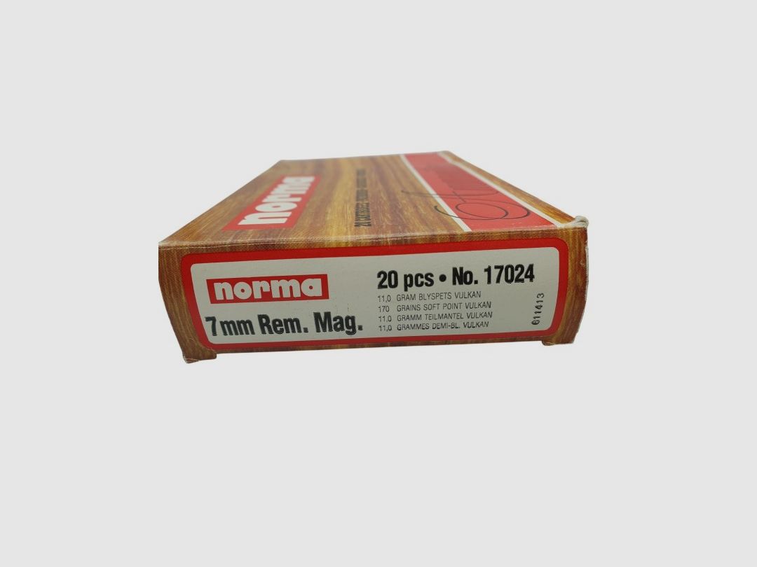 DESTO AMMO - BOX OF 20 CARTRIDGES NORMA CAL.7RM VULKAN 170Grs, image 2 of 3