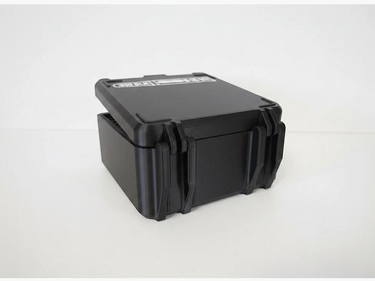 Filamelt ammunition box / 30-30 Winchester / 'folding / locking lid' / cartridge box, ammo box