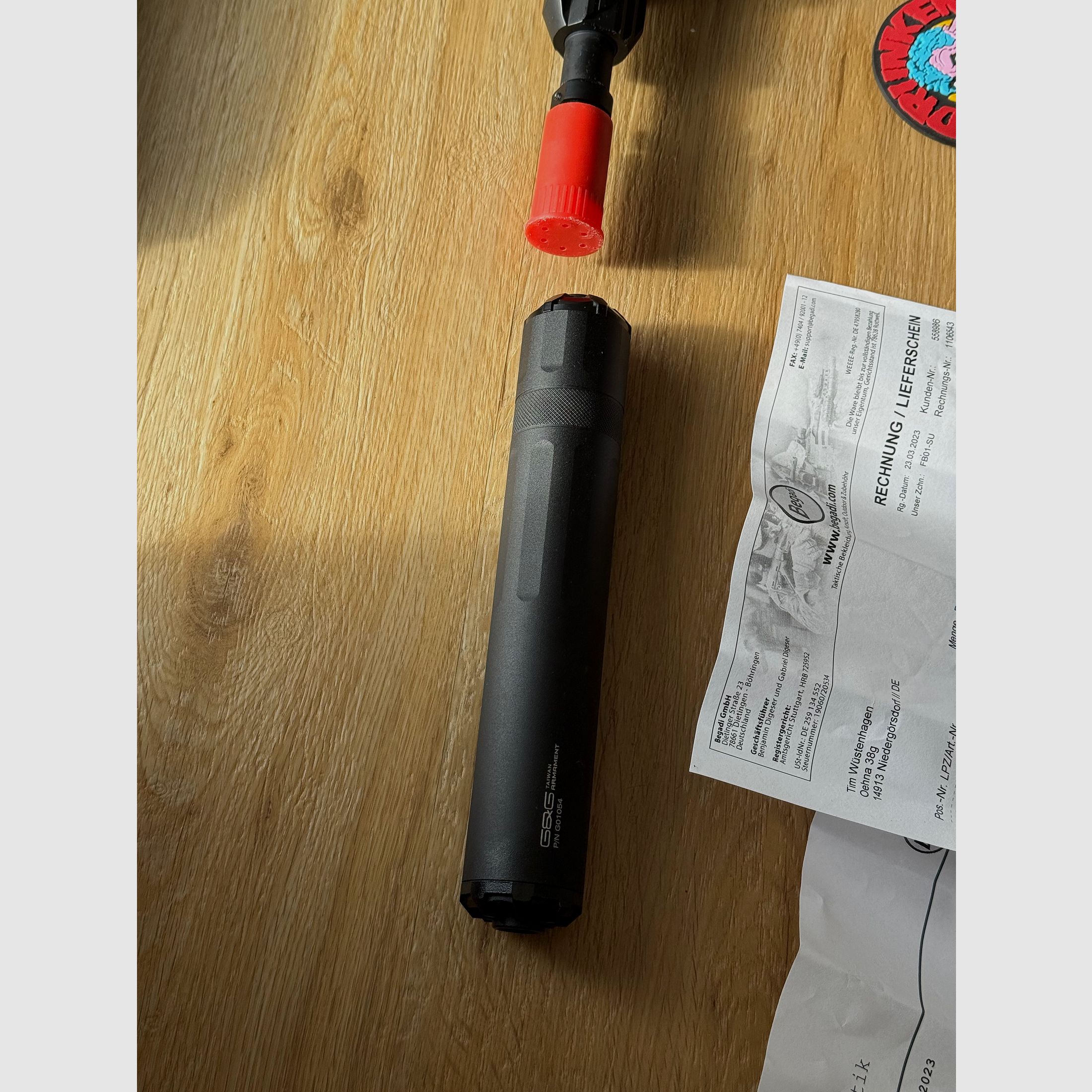 ICS M4 CXP HOG Tubular S inkl.  Zubehör