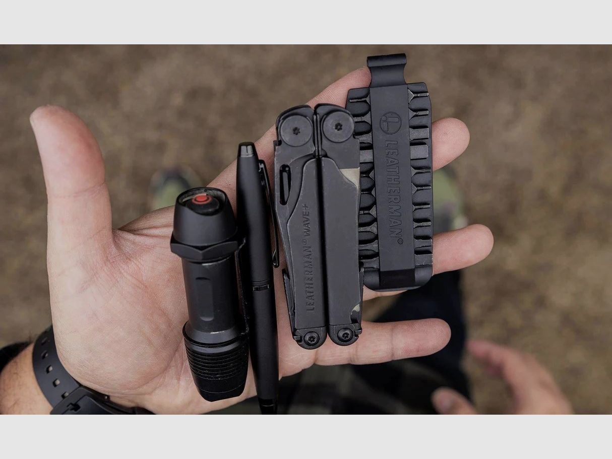 Multitool LEATHERMAN WAVE PLUS BLACK MOLLE 832526, Bild 7 von 10