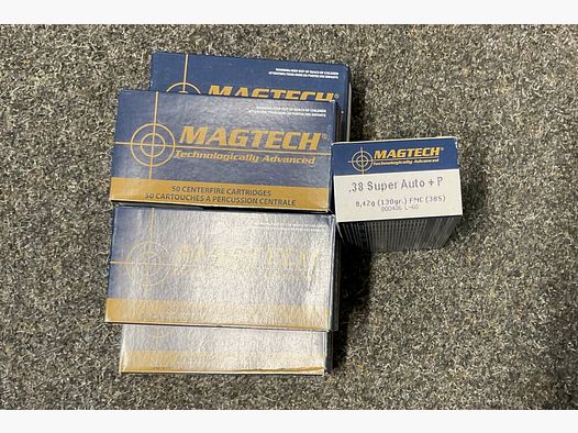 Magtech .38 Super Auto + P 130 grains