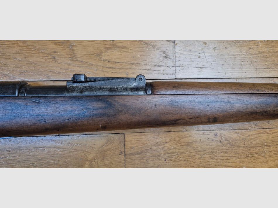Schöne K98 Büchse – Dritte Reich – Code BYF 43 – Herstellung Mauser Oberndorf von 1943 – Monomatrikulation – Hervorragender mechanischer Zustand – Reparierter Schaft – Schöner Lauf – Sehr schöne Züge – Schöne Waffe 100% Periode – TBE, Bild 7 von 34