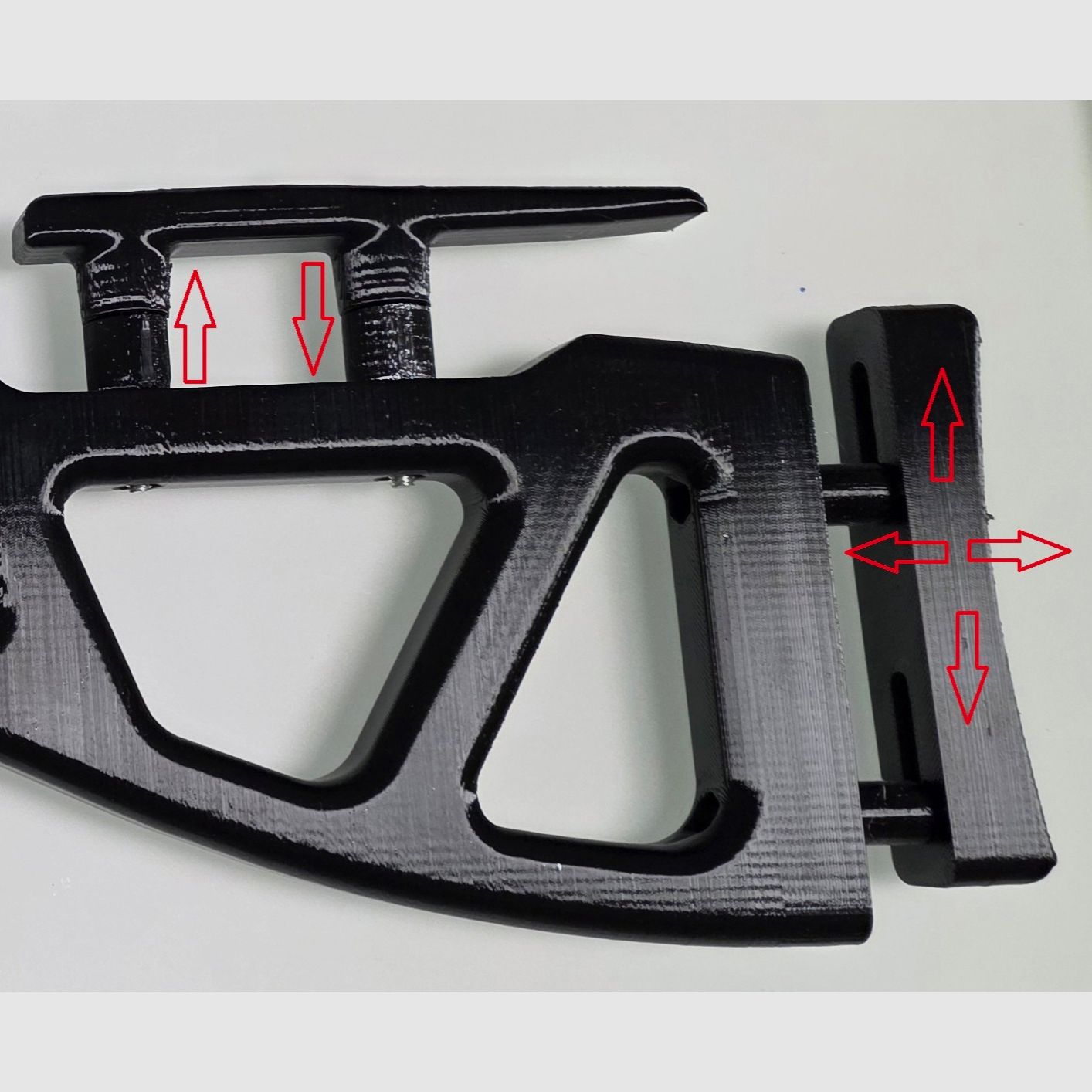 Grip / stock for Diana Chaser Bandit Airbug PETG black #01