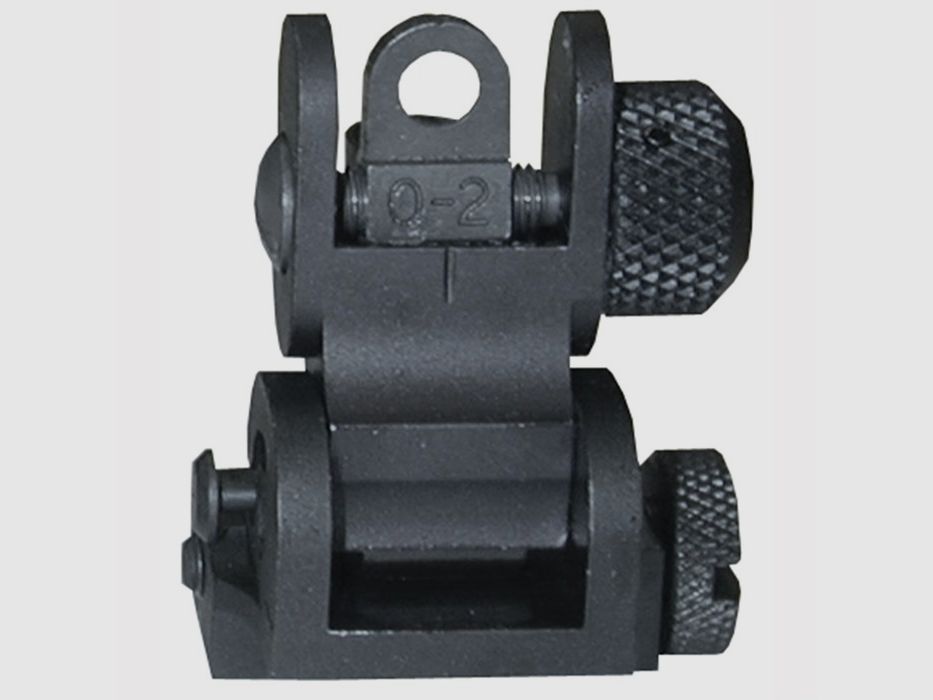 YANKEE HILL MACHINE CO., INC. AR-15 Flip-Up Tactical Rear Sight Black, image 1 of 7